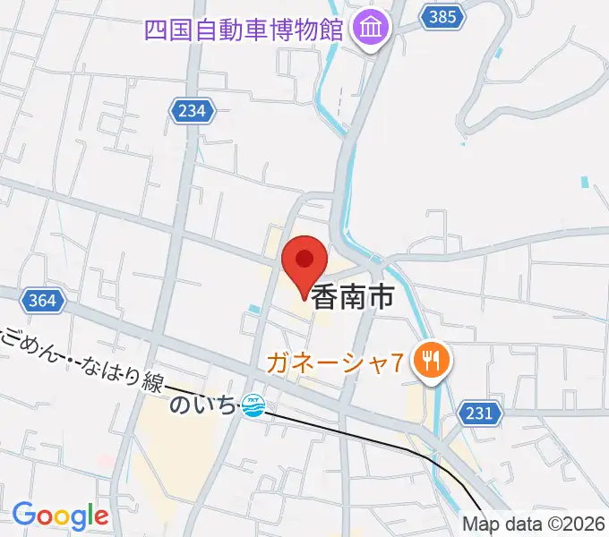 のいちふれあいセンターの地図