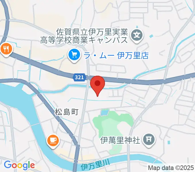 伊万里市民会館大ホールの地図