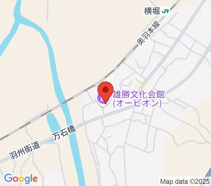 雄勝文化会館オービオンの地図