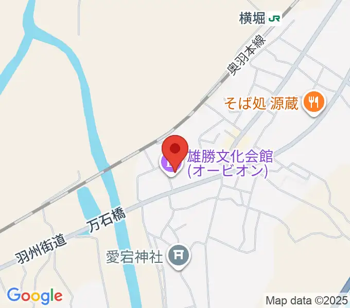雄勝文化会館オービオンの地図