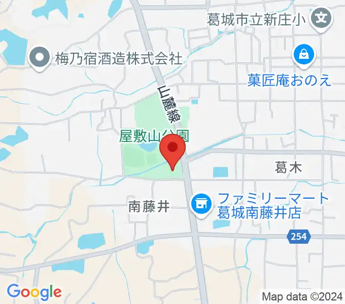 新庄文化会館マルベリーホールの地図