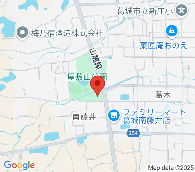 新庄文化会館マルベリーホールの地図