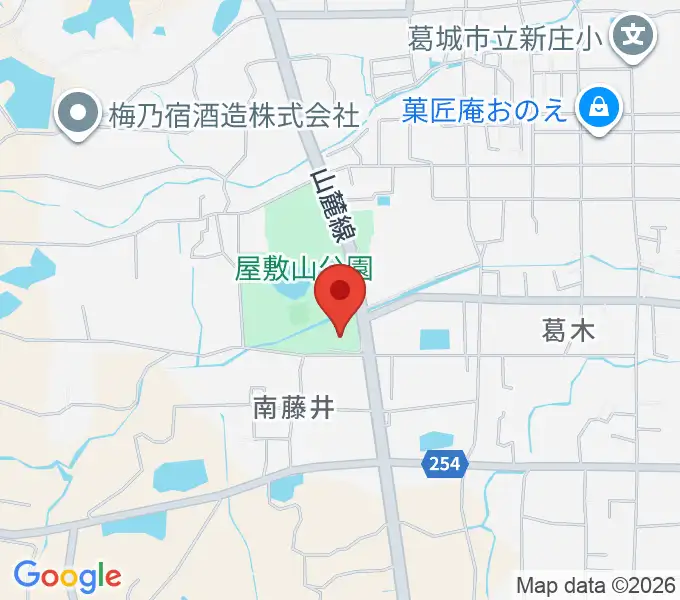新庄文化会館マルベリーホールの地図