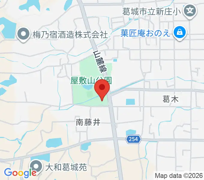新庄文化会館マルベリーホールの地図