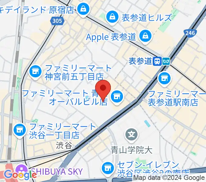 東京ウィメンズプラザの地図