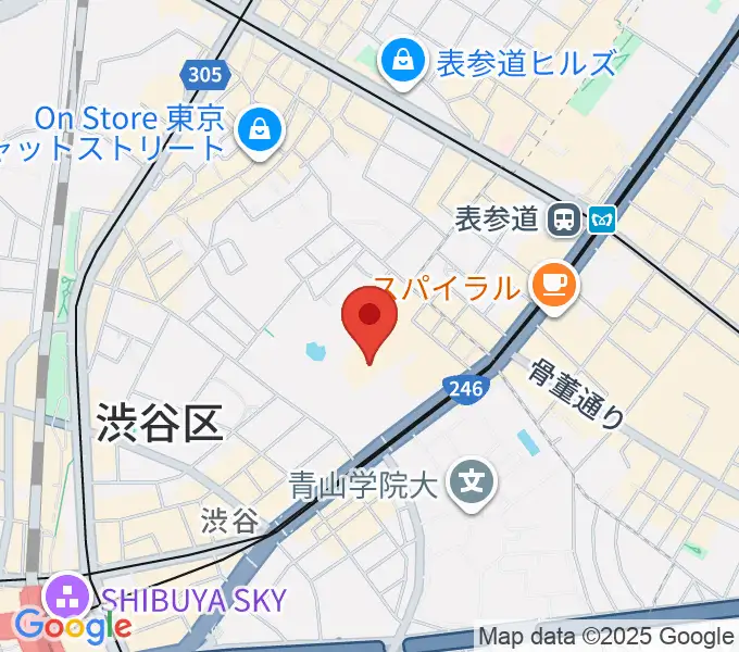 東京ウィメンズプラザの地図