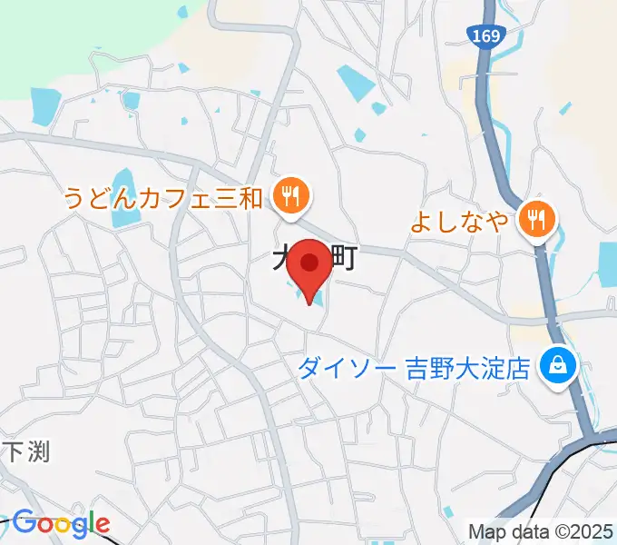 大淀町文化会館の地図