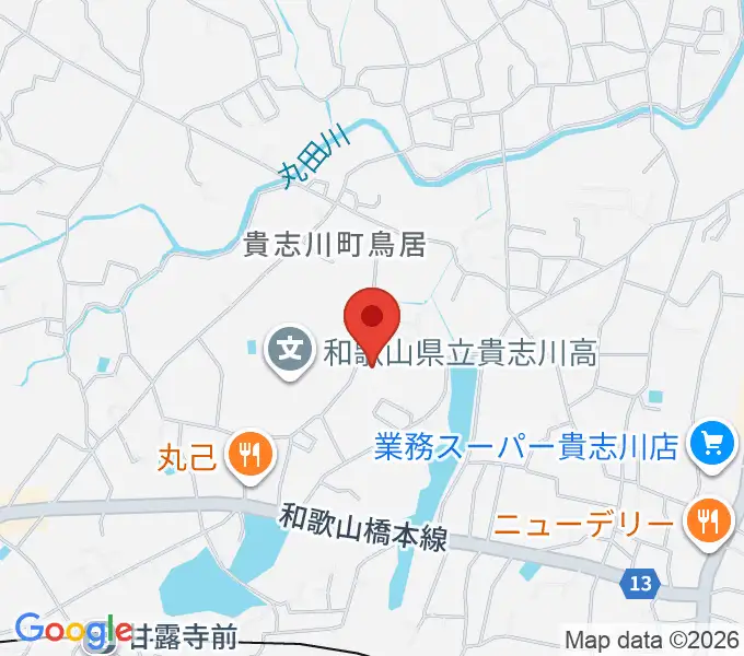 貴志川生涯学習センターの地図