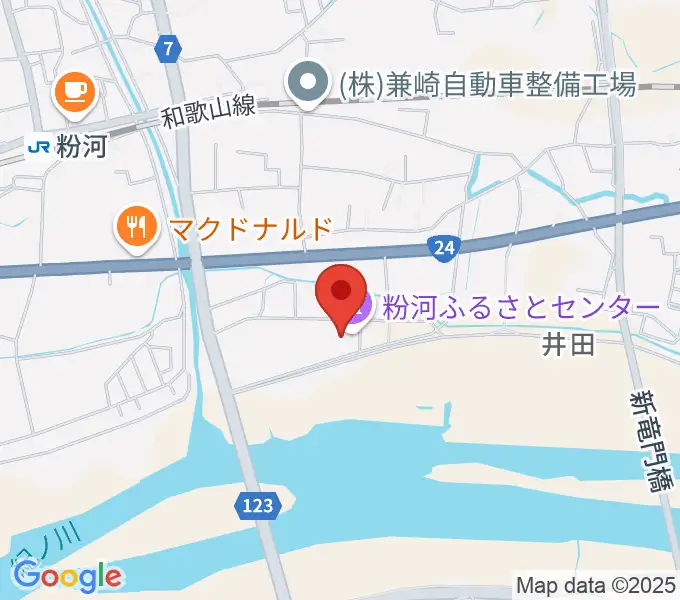 粉河ふるさとセンターの地図
