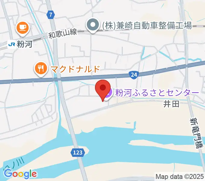粉河ふるさとセンターの地図