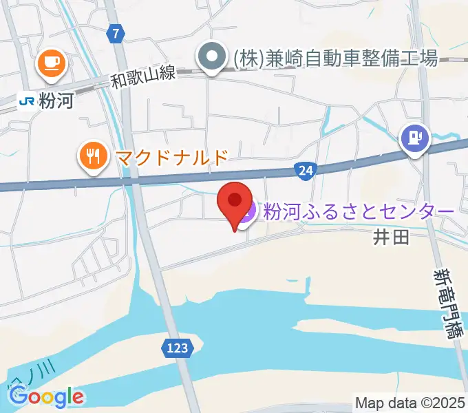 粉河ふるさとセンターの地図