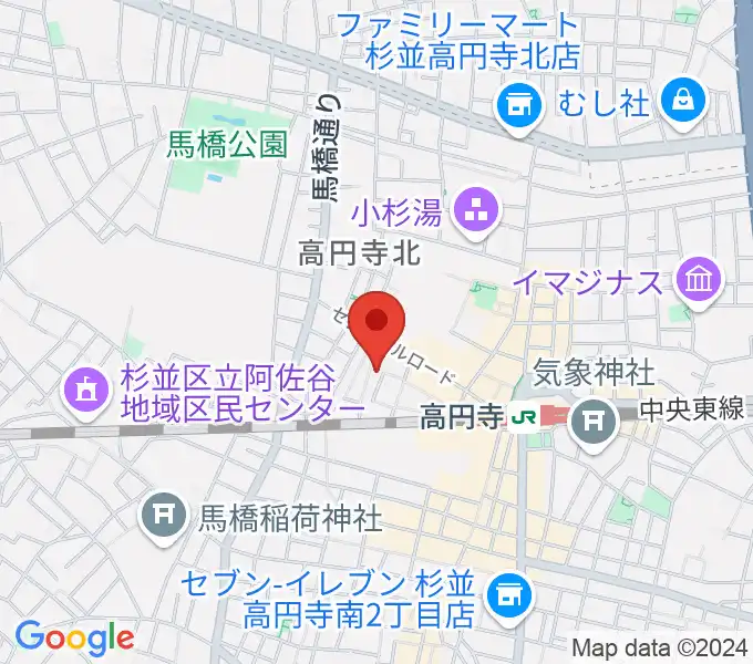 アリタ・ボーカルスクールの地図