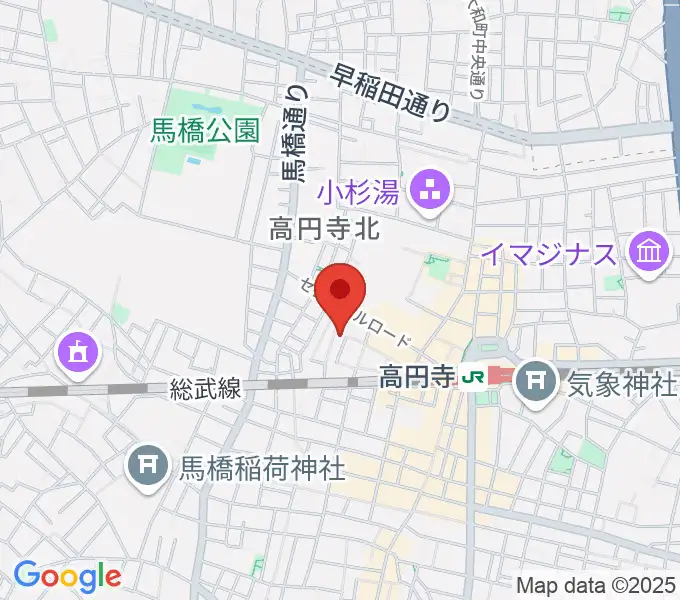アリタ・ボーカルスクールの地図