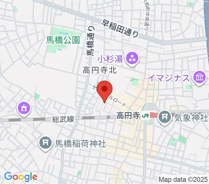 アリタ・ボーカルスクールの地図