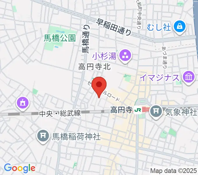 アリタ・ボーカルスクールの地図