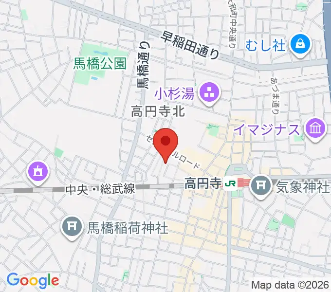 アリタ・ボーカルスクールの地図