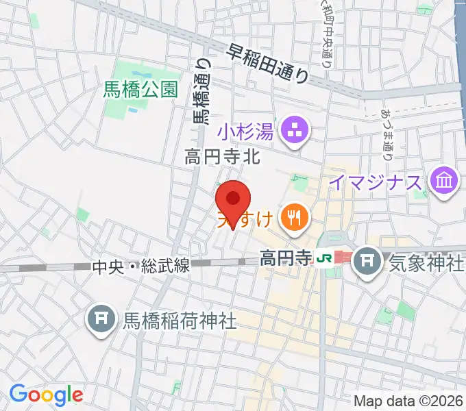 アリタ・ボーカルスクールの地図