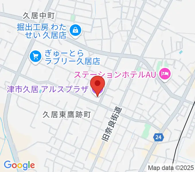 津市久居アルスプラザの地図
