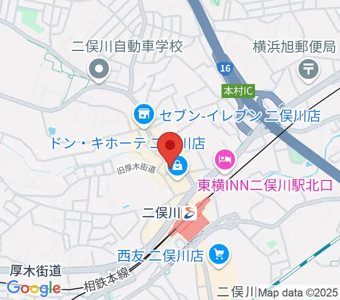 二俣川SOMEDAYの地図