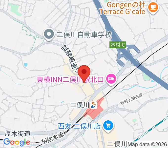 二俣川SOMEDAYの地図