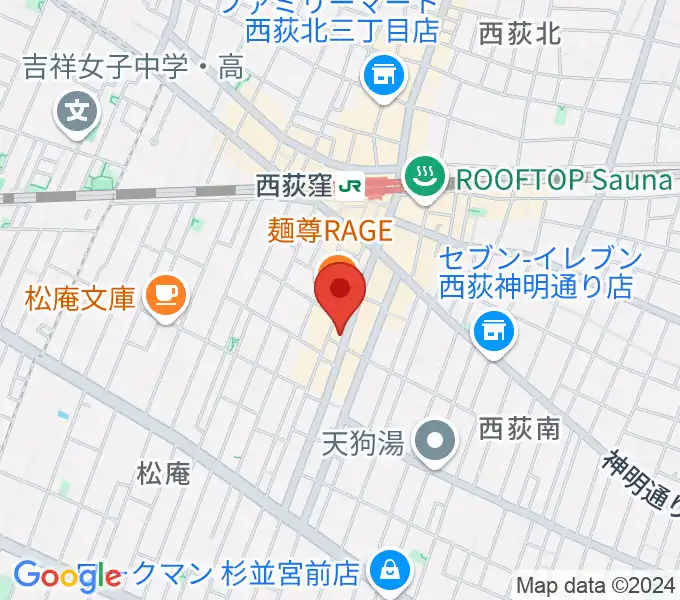 ビッグメイドミュージックの地図