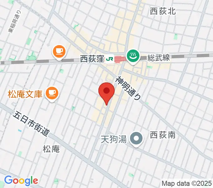 ビッグメイドミュージックの地図