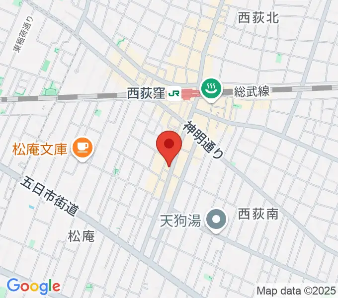 ビッグメイドミュージックの地図