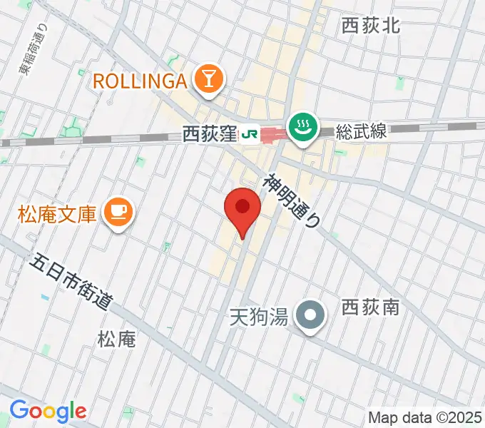 ビッグメイドミュージックの地図