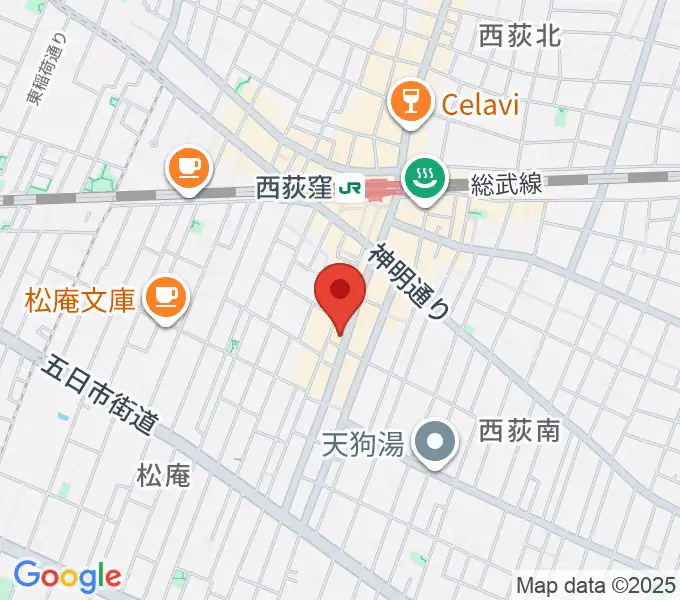 ビッグメイドミュージックの地図