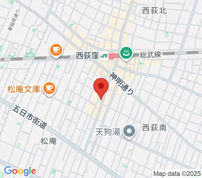 ビッグメイドミュージックの地図