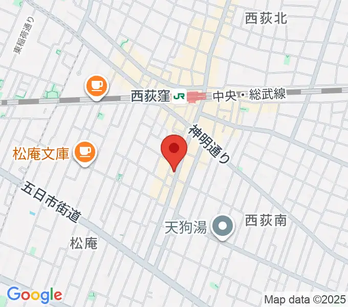 ビッグメイドミュージックの地図