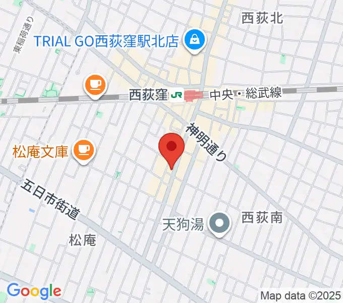 ビッグメイドミュージックの地図