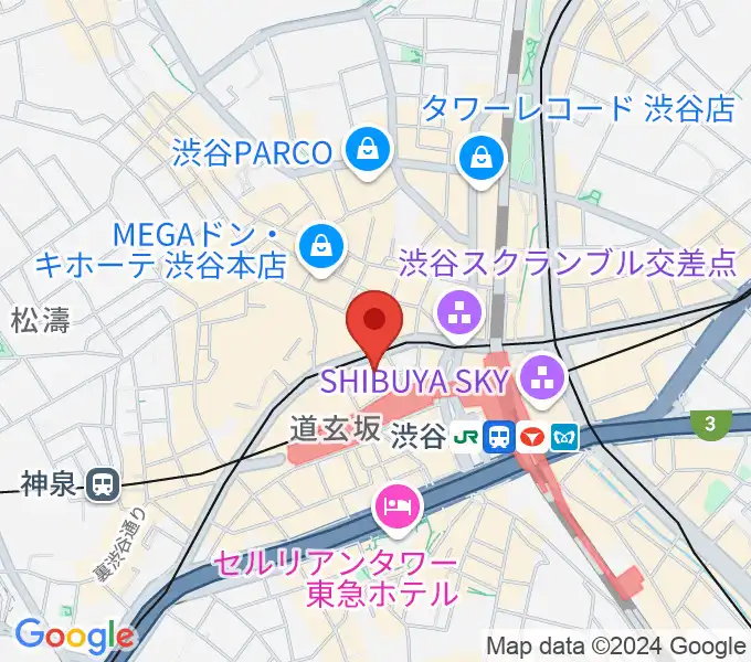 TOHOシネマズ渋谷の地図