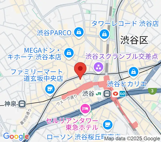 TOHOシネマズ渋谷の地図