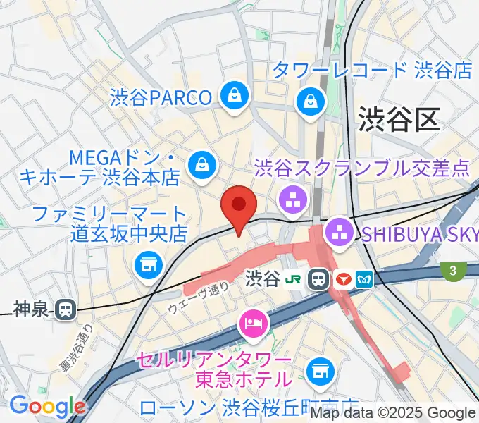 TOHOシネマズ渋谷の地図