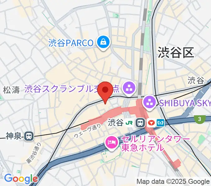 TOHOシネマズ渋谷の地図
