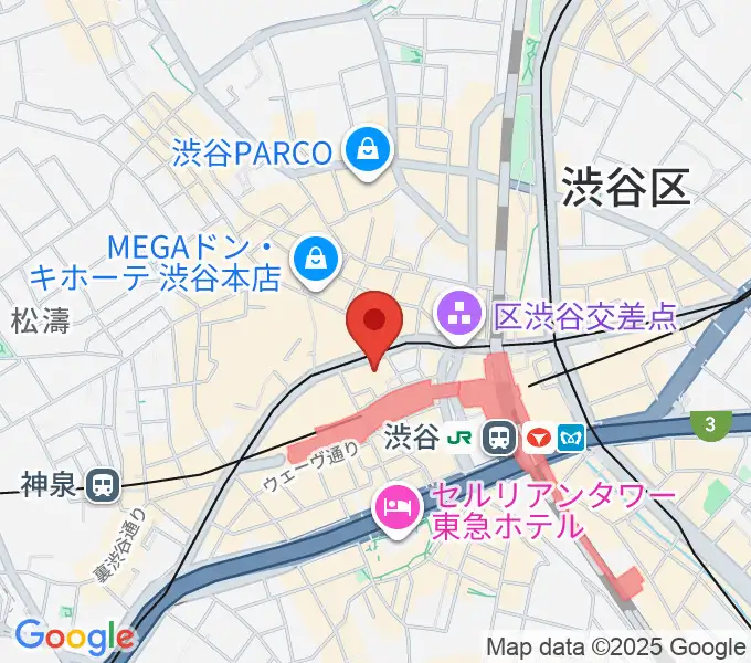TOHOシネマズ渋谷の地図