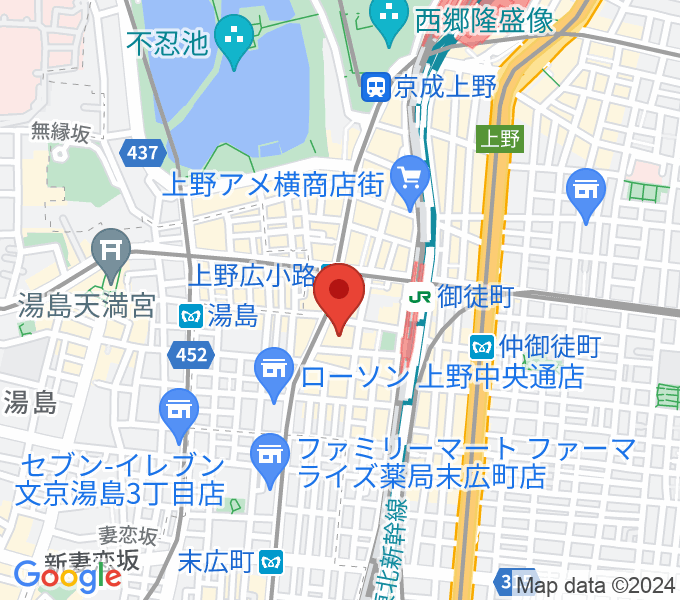 TOHOシネマズ上野の場所