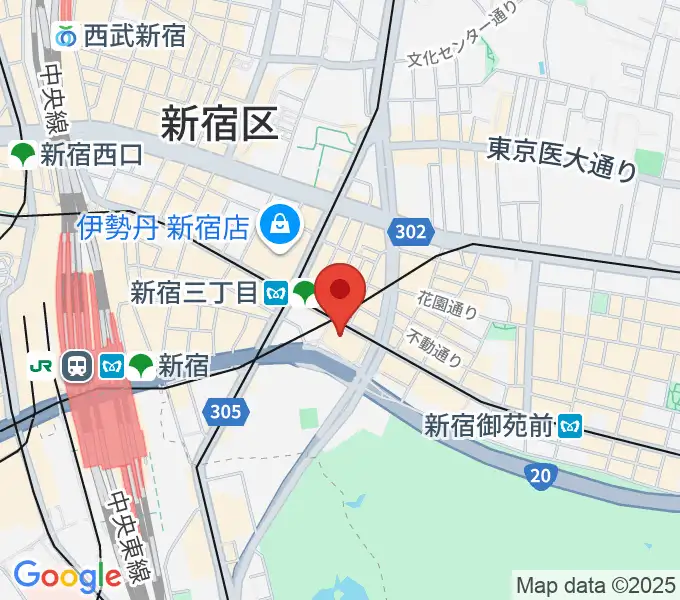 新宿バルト9の地図