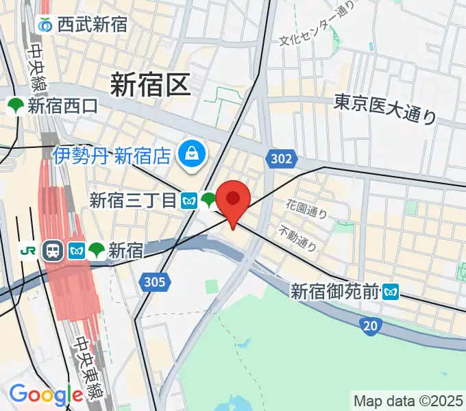 新宿バルト9の地図