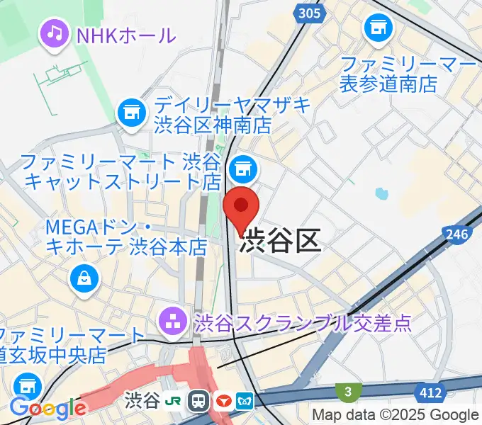ヒューマントラストシネマ渋谷の地図