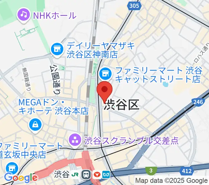 ヒューマントラストシネマ渋谷の地図