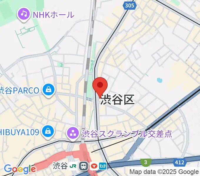 ヒューマントラストシネマ渋谷の地図