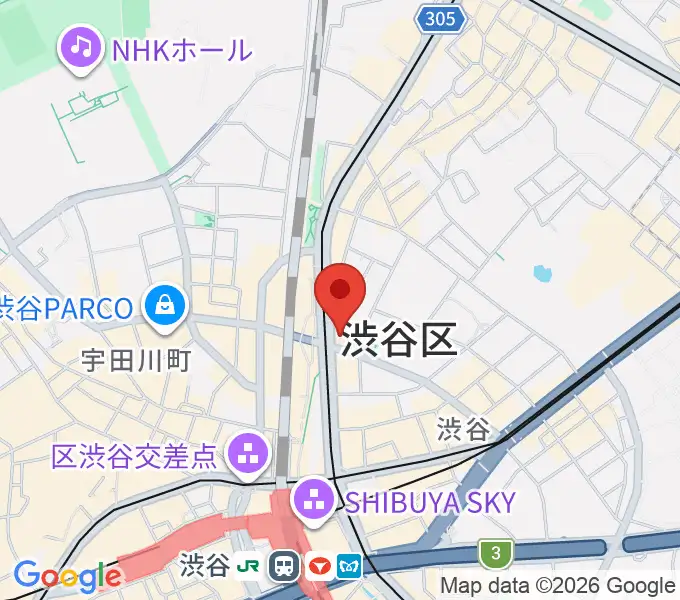 ヒューマントラストシネマ渋谷の地図