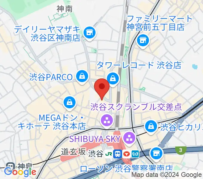 渋谷HUMAXシネマの地図