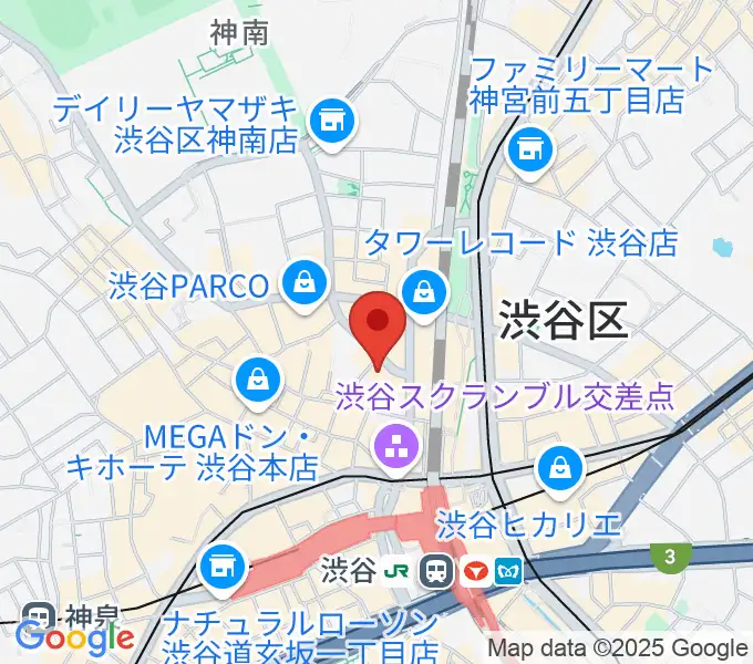 渋谷HUMAXシネマの地図