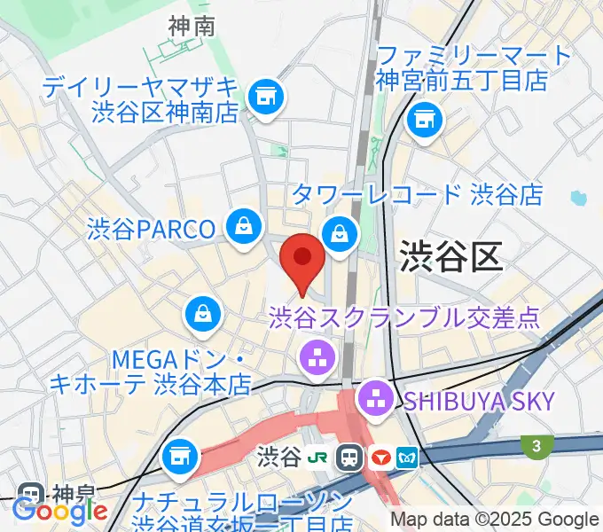 渋谷HUMAXシネマの地図
