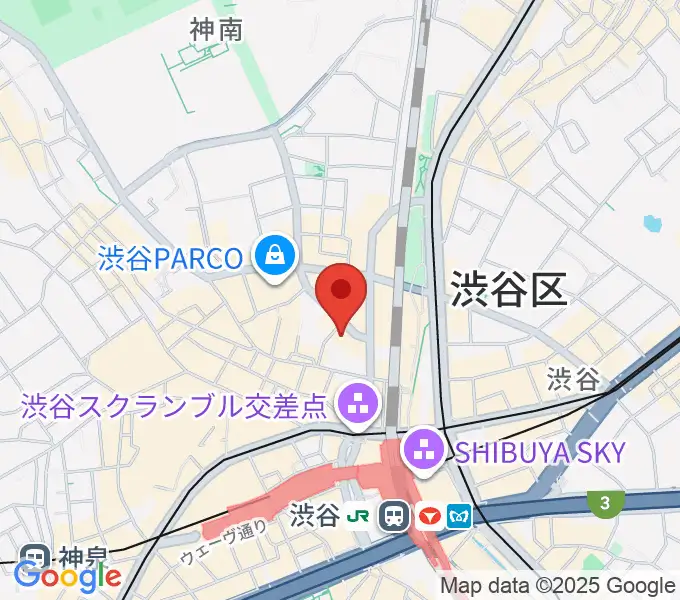 渋谷HUMAXシネマの地図