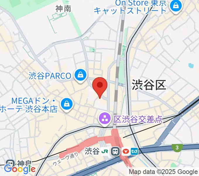 渋谷HUMAXシネマの地図