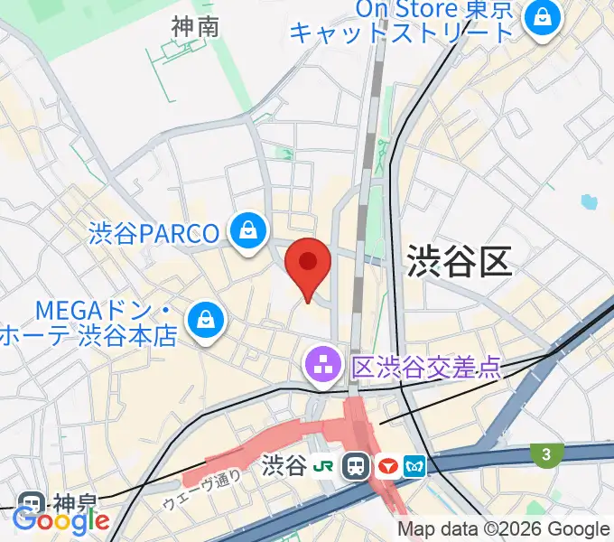 渋谷HUMAXシネマの地図